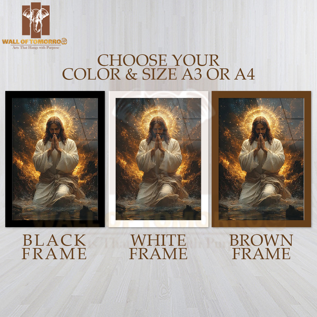 Jesus Religious High Quality Glass Frame Wall Décors in Sri Lanka