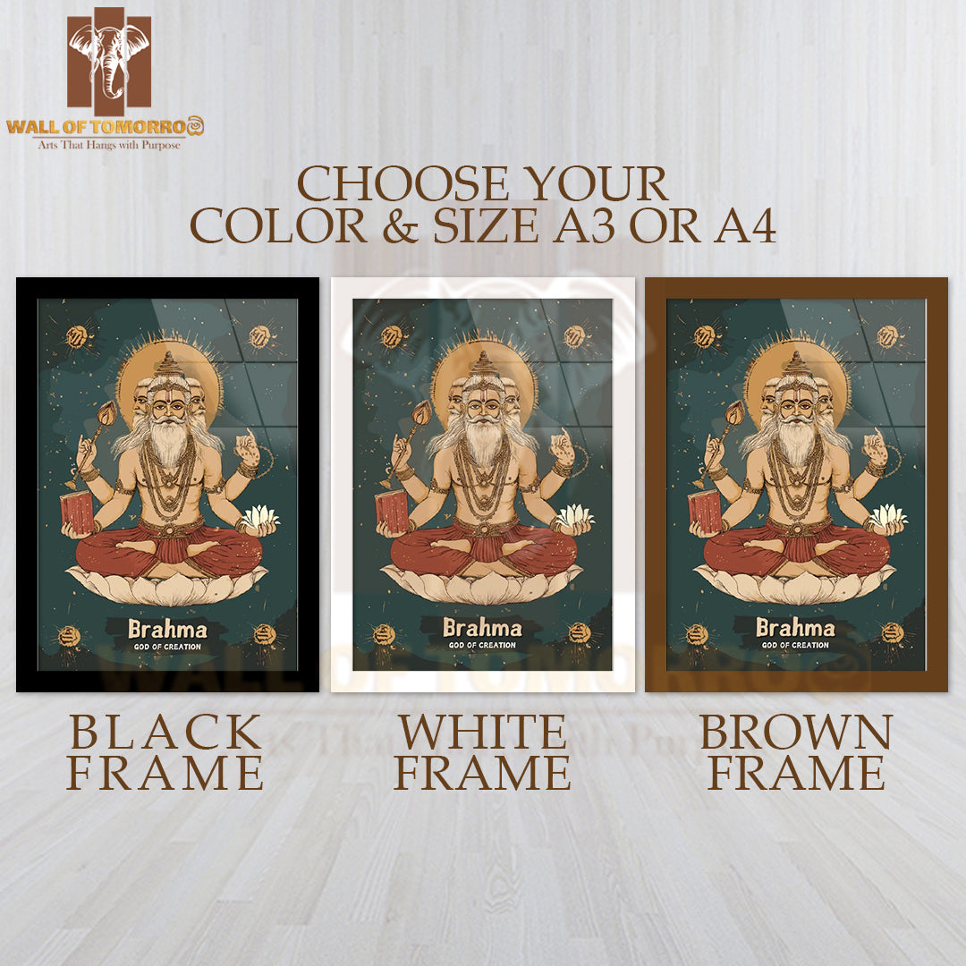 Brahma Religious High Quality Glass Frame Wall Décors in Sri Lanka