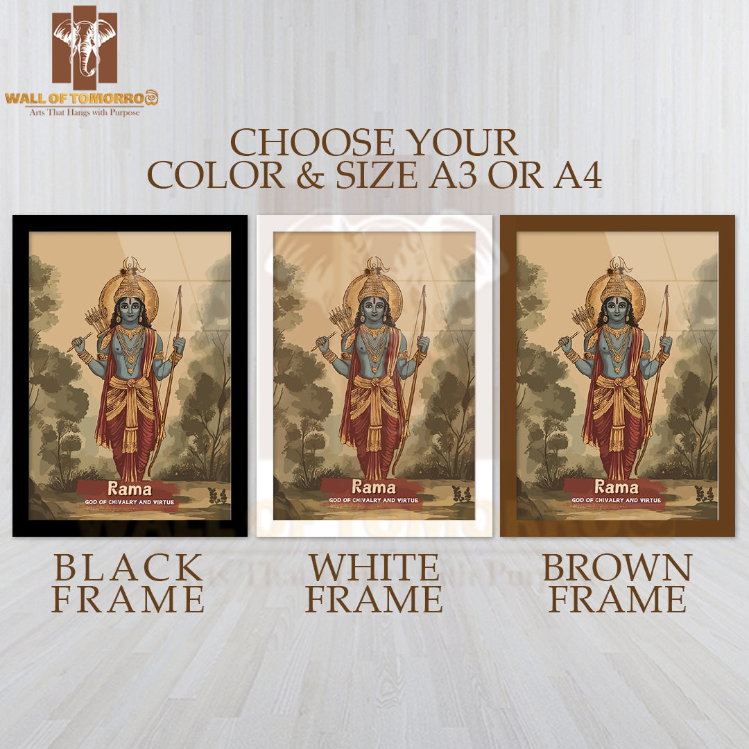 Rama Religious High Quality Glass Frame Wall Décors in Sri Lanka