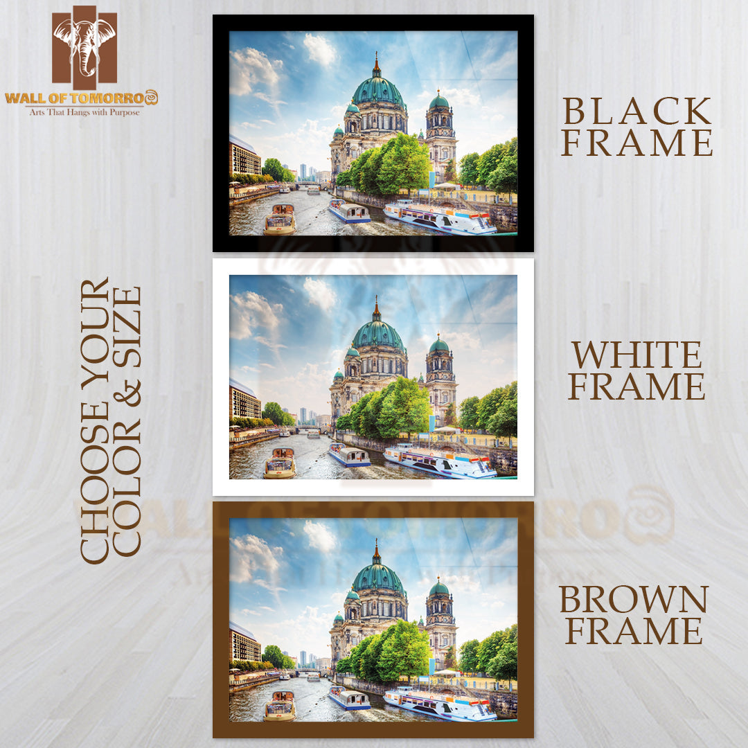 Berlin Cathedral. German Berliner Dom, Museum Island in Mitte, Berlin, Germany High Quality Unframed Poster Print & Waterproof Poster Print Wall Décor