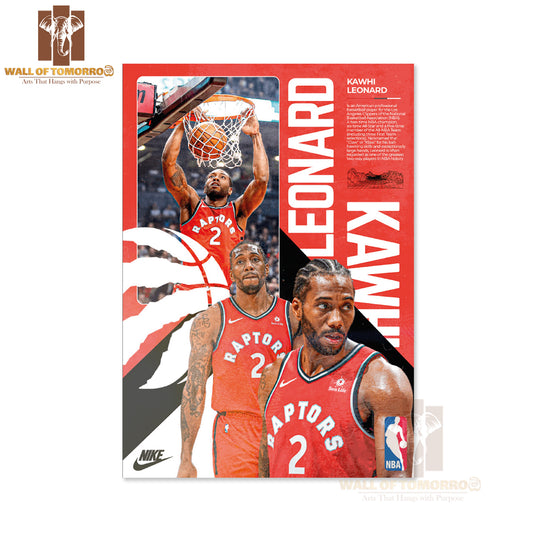 Famous Basketball Team Player Raptors Basketball Team Sports High Quality Unframed Poster Print & Waterproof Poster Print Wall Décor
