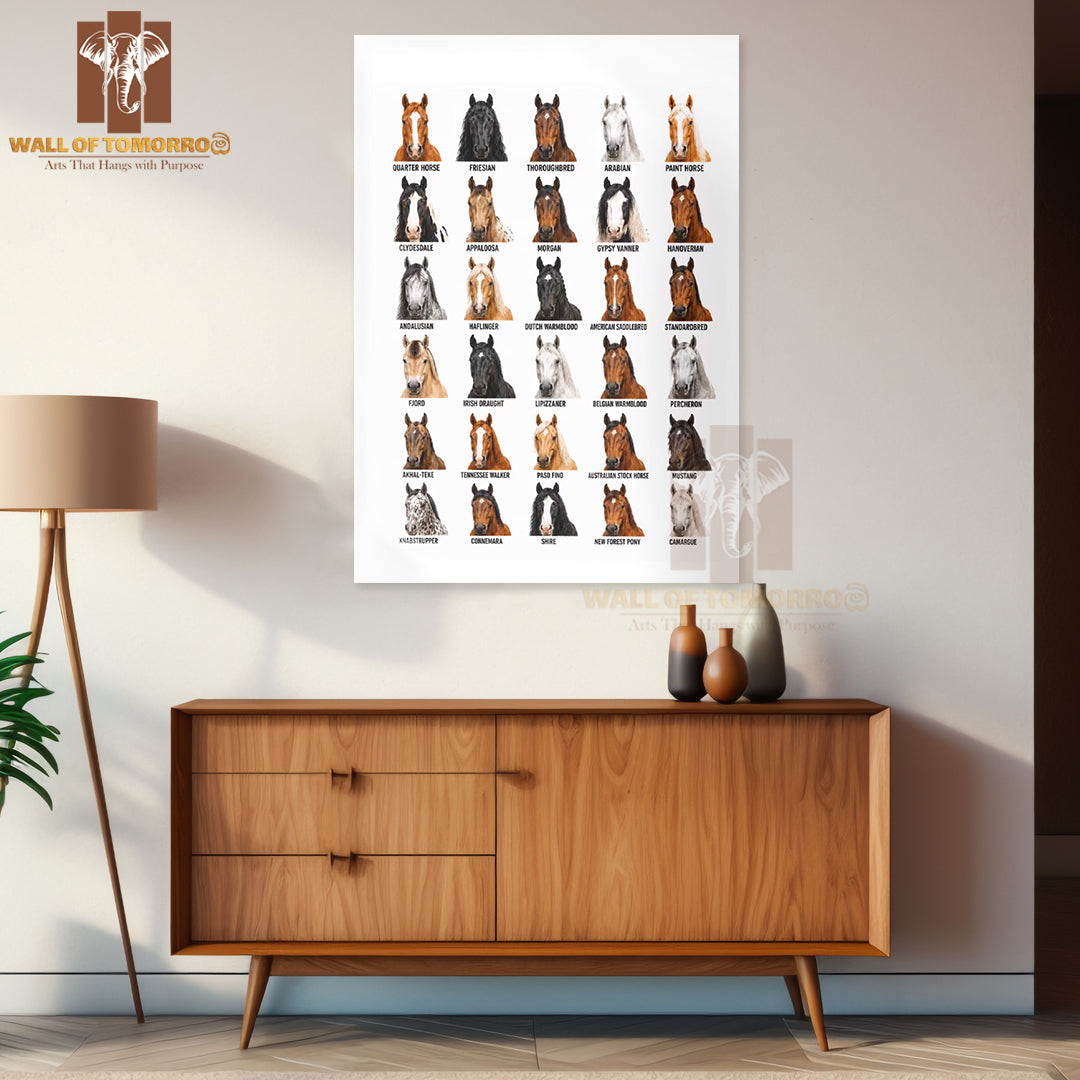 Farmhouse Horses Animals High Quality Unframed Poster Print & Laminated Poster Print Wall Décor in Sri Lanka