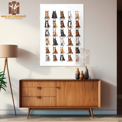 Farmhouse Horses Animals High Quality Unframed Poster Print & Laminated Poster Print Wall Décor in Sri Lanka