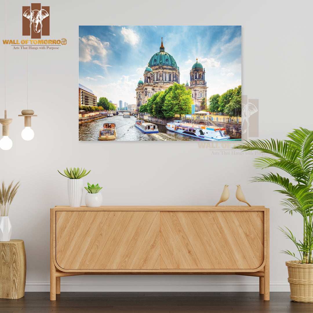 Berlin Cathedral. German Berliner Dom, Museum Island in Mitte, Berlin, Germany High Quality Unframed Poster Print & Waterproof Poster Print Wall Décor
