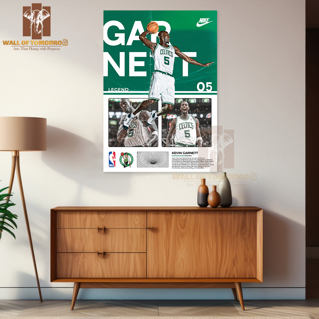 Famous Basketball Team Player Mid-Jump Sports High Quality Unframed Poster Print & Waterproof Poster Print Wall Décor