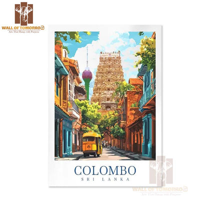Colombo Sri Lanka Travel High Quality Unframed Poster Print & Laminated Poster Print Wall Décor
