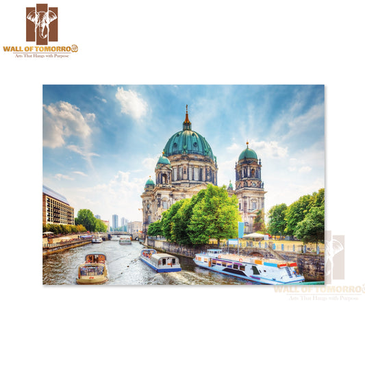 Berlin Cathedral. German Berliner Dom, Museum Island in Mitte, Berlin, Germany High Quality Unframed Poster Print & Waterproof Poster Print Wall Décor