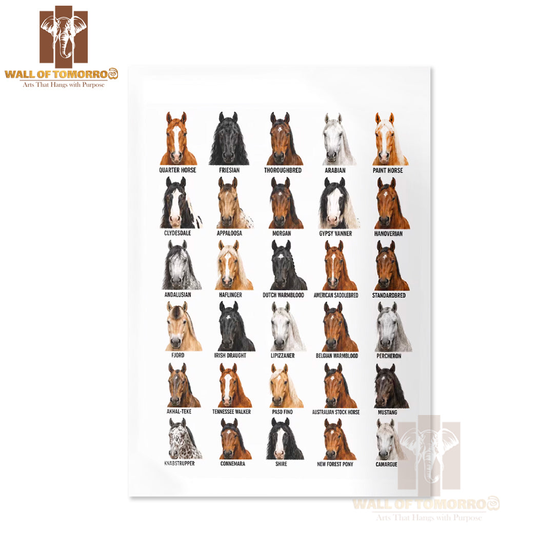 Farmhouse Horses Animals High Quality Unframed Poster Print & Laminated Poster Print Wall Décor in Sri Lanka
