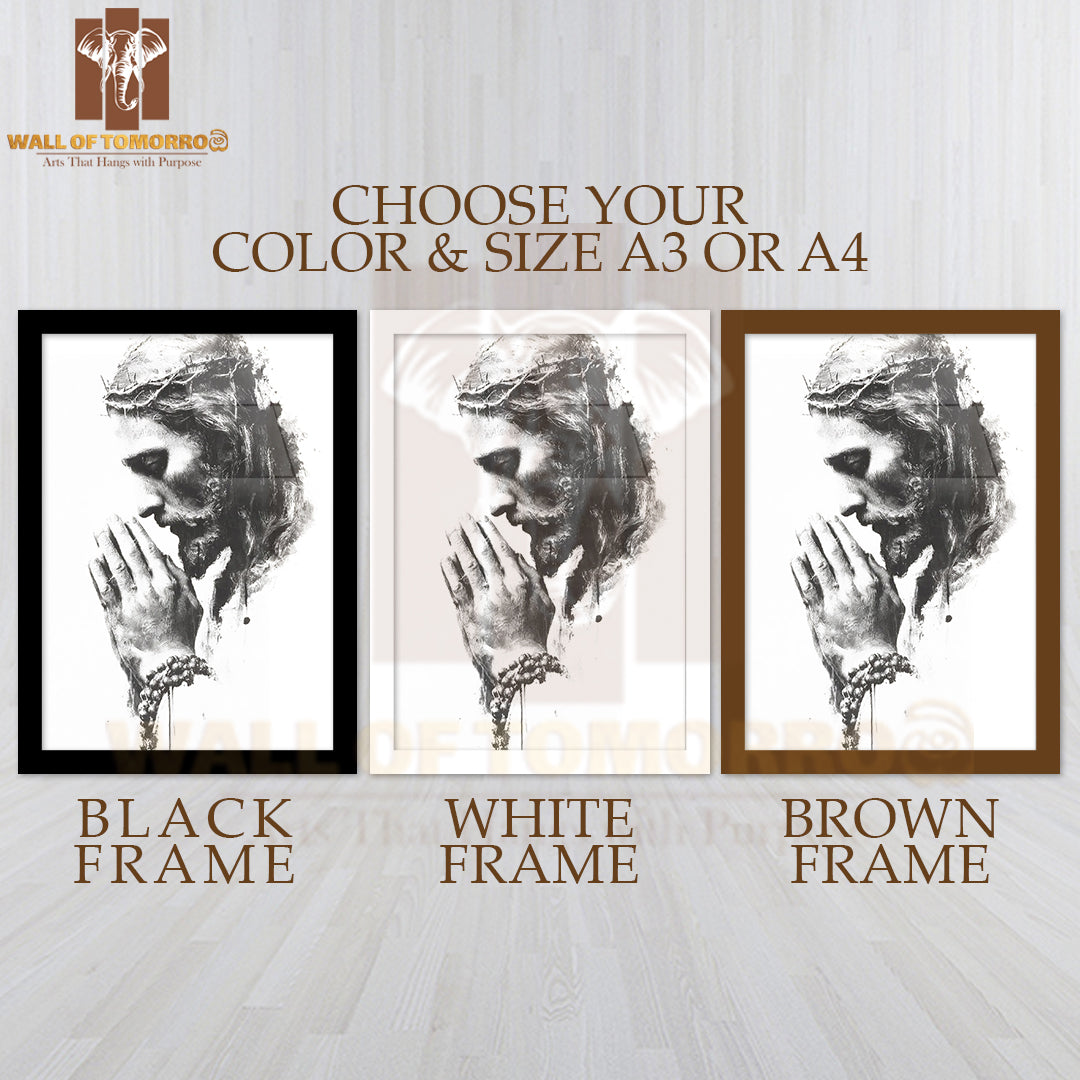 Jesus Religious High Quality Glass Frame Wall Décors in Sri Lanka