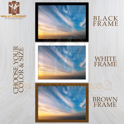 Sky Background Composition of Nature High Quality Unframed Poster Print & Waterproof Poster Print Wall Décor