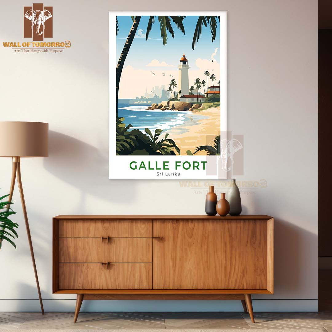 Galle Fort Travel Sri Lanka High Quality Unframed Poster Print & Laminated Poster Print Wall Décor