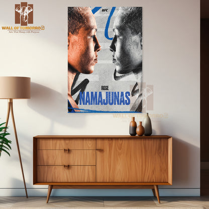 Rose Namajunas Strength & Determination UFC Sports High Quality Unframed Poster Print & Waterproof Poster Print Wall Décor