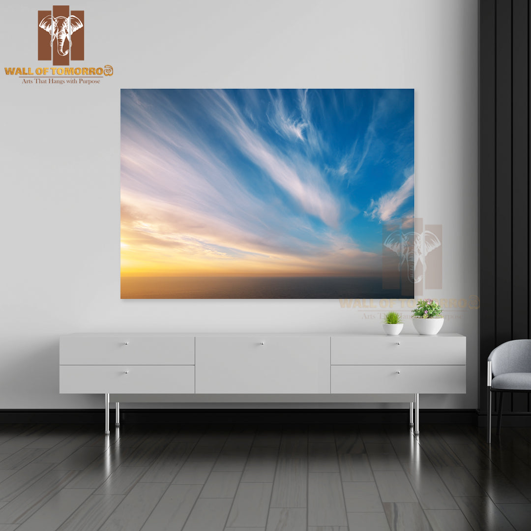 Sky Background Composition of Nature High Quality Unframed Poster Print & Waterproof Poster Print Wall Décor