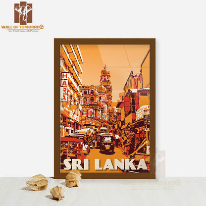 Sri Lanka Travel High Quality Glass Frame Wall Décor