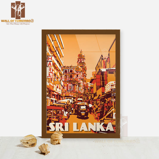 Sri Lanka Travel High Quality Glass Frame Wall Décor