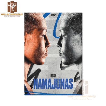 Rose Namajunas Strength & Determination UFC Sports High Quality Unframed Poster Print & Waterproof Poster Print Wall Décor
