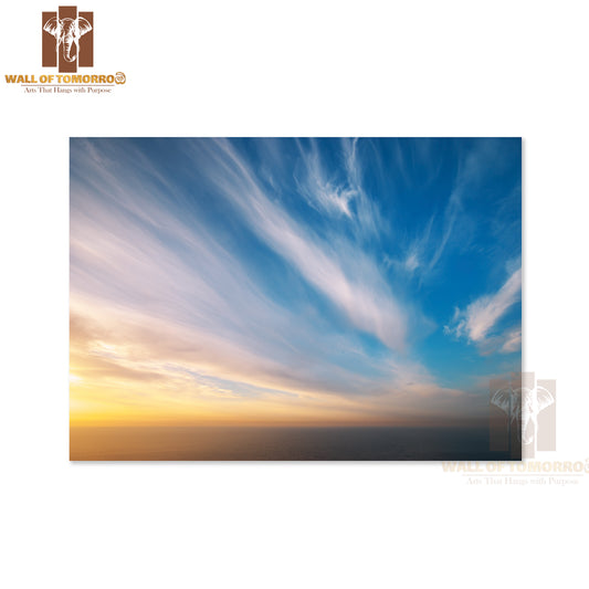 Sky Background Composition of Nature High Quality Unframed Poster Print & Waterproof Poster Print Wall Décor