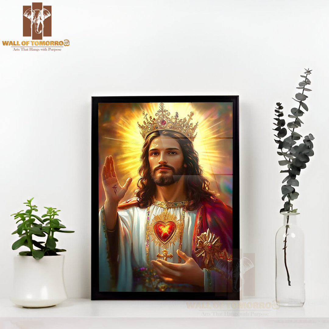 Jesus Religious High Quality Glass Frame Wall Décors in Sri Lanka