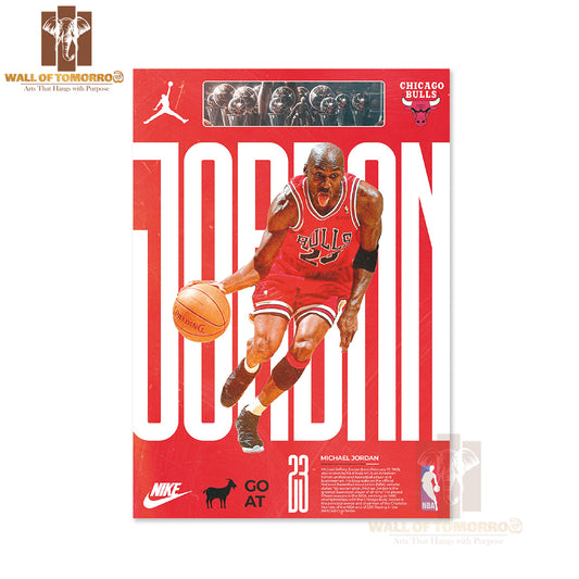 Famous Basketball Team Player Featuring Famous Team Sports High Quality Unframed Poster Print & Waterproof Poster Print Wall Décor