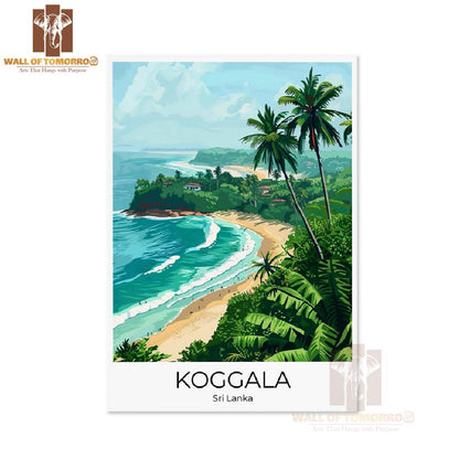 Koggala Beach Travel Sri Lanka High Quality Unframed Poster Print & Laminated Poster Print Wall Décor