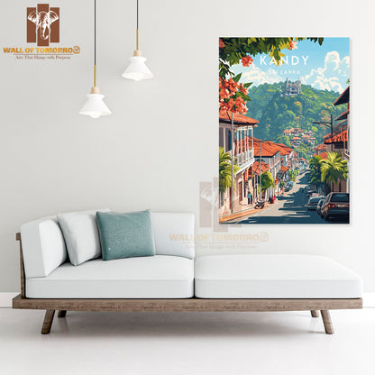 Sri Lanka, Kandy Travel High Quality Unframed Poster Print & Waterproof Poster Print Wall Décor