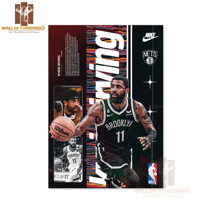 Kyrie Famous Basketball Team Player Sports High Quality Unframed Poster Print & Waterproof Poster Print Wall Décor