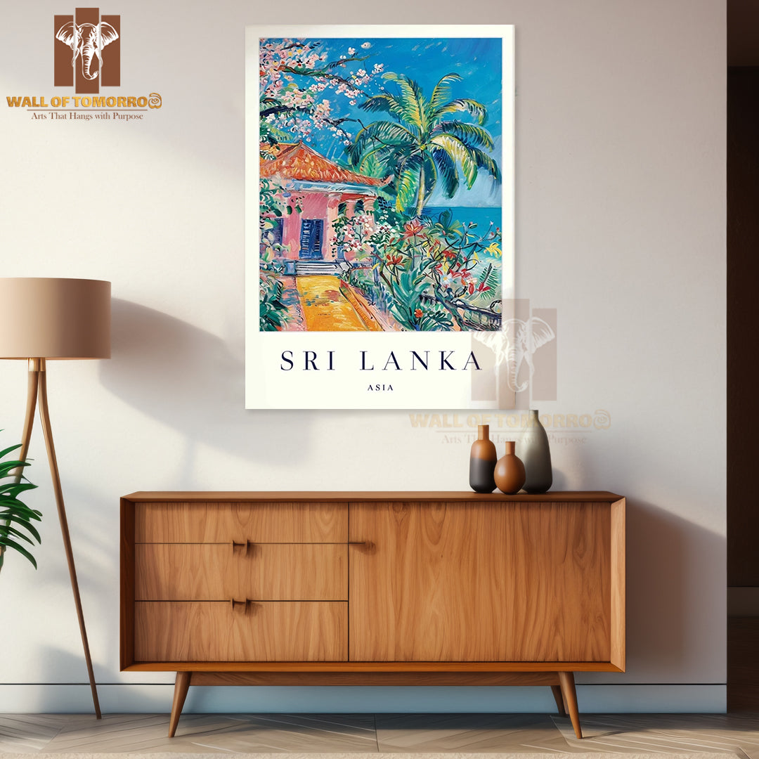 Sri Lanka Travel Asia High Quality Unframed Poster Print & Waterproof Poster Print Wall Décor