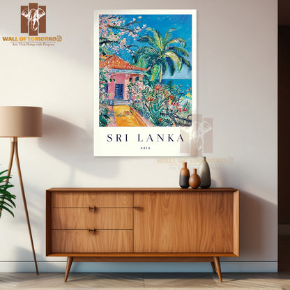 Sri Lanka Travel Asia High Quality Unframed Poster Print & Waterproof Poster Print Wall Décor