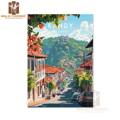 Sri Lanka, Kandy Travel High Quality Unframed Poster Print & Waterproof Poster Print Wall Décor