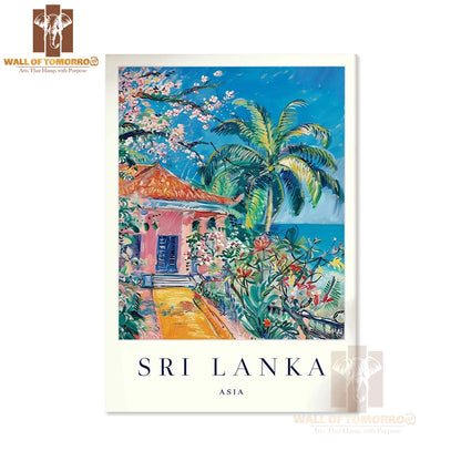 Sri Lanka Travel Asia High Quality Unframed Poster Print & Waterproof Poster Print Wall Décor