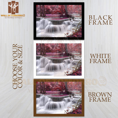 Thailand Forest Waterfall High Quality Unframed Poster Print & Waterproof Poster Print Wall Décor