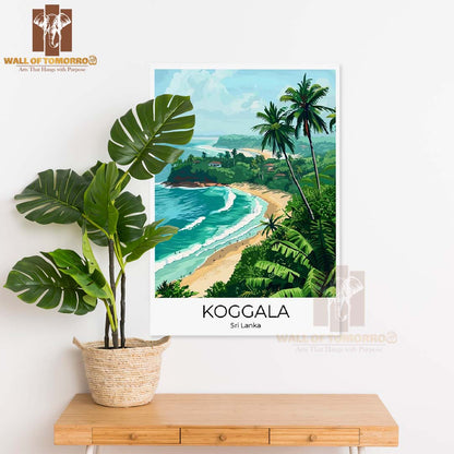 Koggala Beach Travel Sri Lanka High Quality Unframed Poster Print & Laminated Poster Print Wall Décor