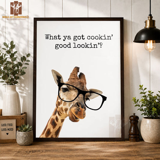 What Ya Got Cookin' Good Looking Kitchen & Restaurant High Quality Glass Frame Wall Décors in Sri Lanka