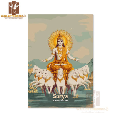Surya Religious High Quality Unframed Poster Print & Waterproof Poster Print Wall Décor in Sri Lanka