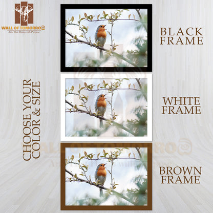 Wildeshausen Wild Bird in a Natural Habitat High Quality Unframed Poster Print & Waterproof Poster Print Wall Décor