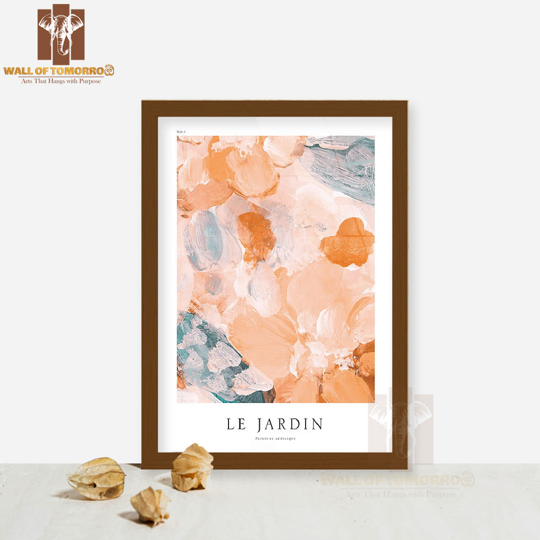 The Garden Le Jardin High Quality Glass Frame Wall Décor