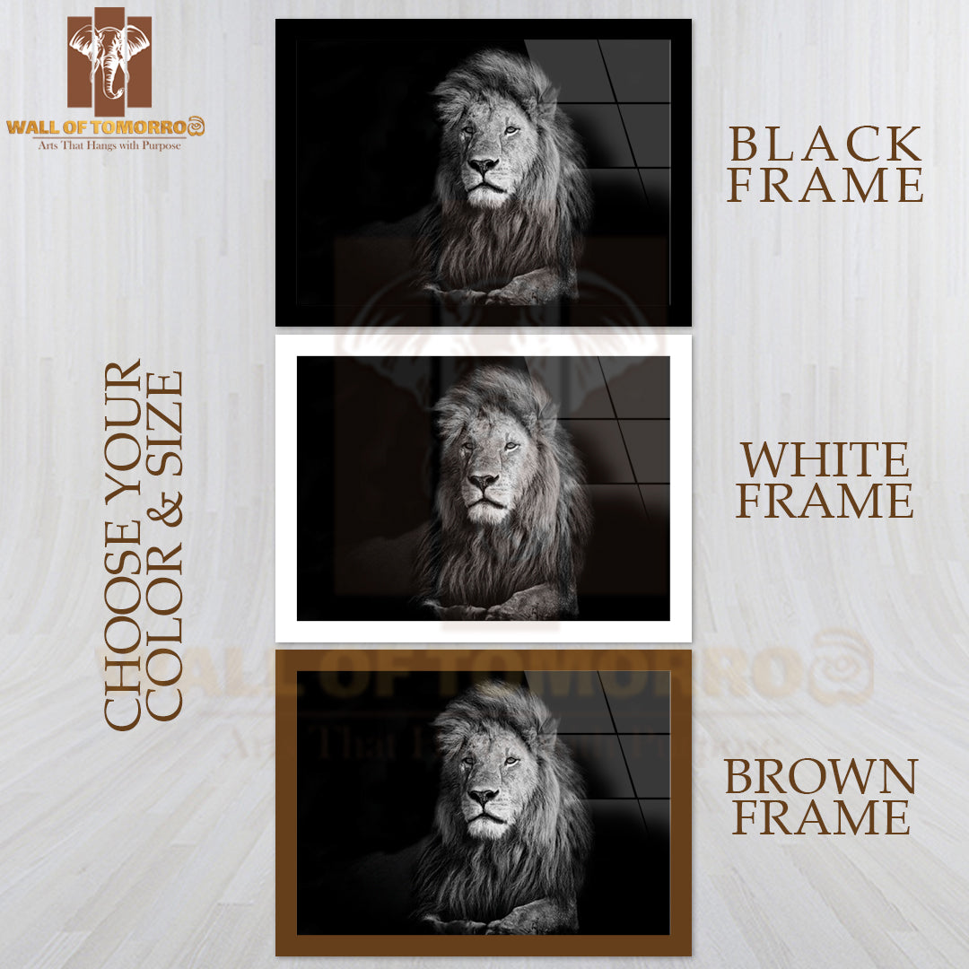 Beautiful Lion Romeo 2 In Masai Mara, Kenya High Quality Unframed Poster Print & Waterproof Poster Print Wall Décor