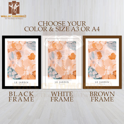 The Garden Le Jardin High Quality Glass Frame Wall Décor