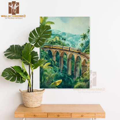 Nine Arch Bridge, Ella Sri Lanka Travel High Quality Unframed Poster Print & Waterproof Poster Print Wall Décor
