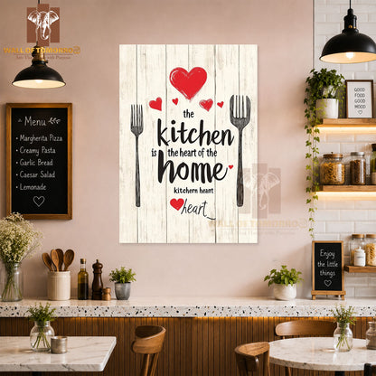 The Kitchen is The Heart of The Home Kitchen & Restaurant High Quality Unframed Poster Print & Waterproof Poster Print Wall Décor in Sri Lanka
