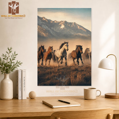Running Horse Animals High Quality Unframed Poster Print & Laminated Poster Print Wall Décor in Sri Lanka