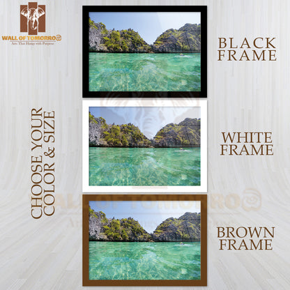 Cockscomb Island at Myanmar High Quality Unframed Poster Print & Waterproof Poster Print Wall Décor