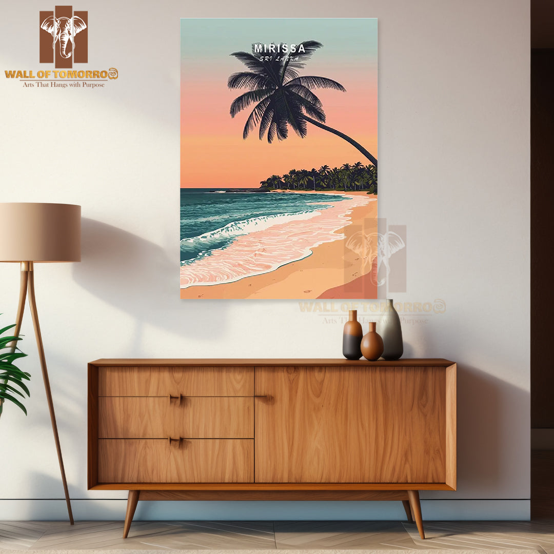 Mirissa Sri Lanka Travel High Quality Unframed Poster Print & Waterproof Poster Print Wall Décor