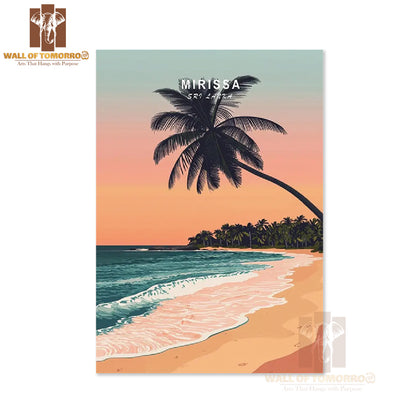 Mirissa Sri Lanka Travel High Quality Unframed Poster Print & Waterproof Poster Print Wall Décor