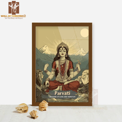 Parvati Religious High Quality Glass Frame Wall Décors in Sri Lanka