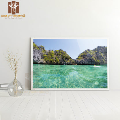 Cockscomb Island at Myanmar High Quality Unframed Poster Print & Waterproof Poster Print Wall Décor