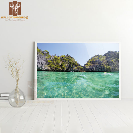 Cockscomb Island at Myanmar High Quality Unframed Poster Print & Waterproof Poster Print Wall Décor