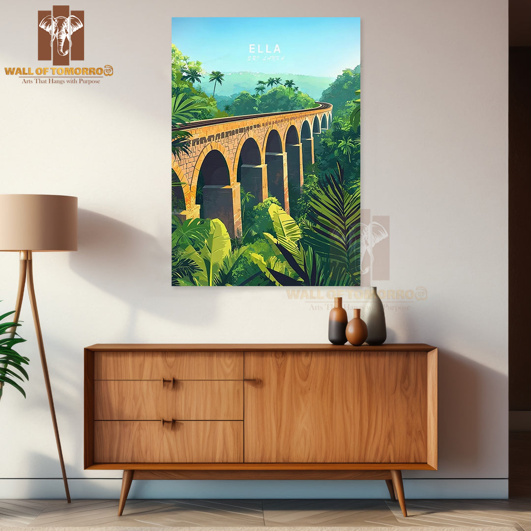 Sri Lanka Ella Travel High Quality Unframed Poster Print & Waterproof Poster Print Wall Décor
