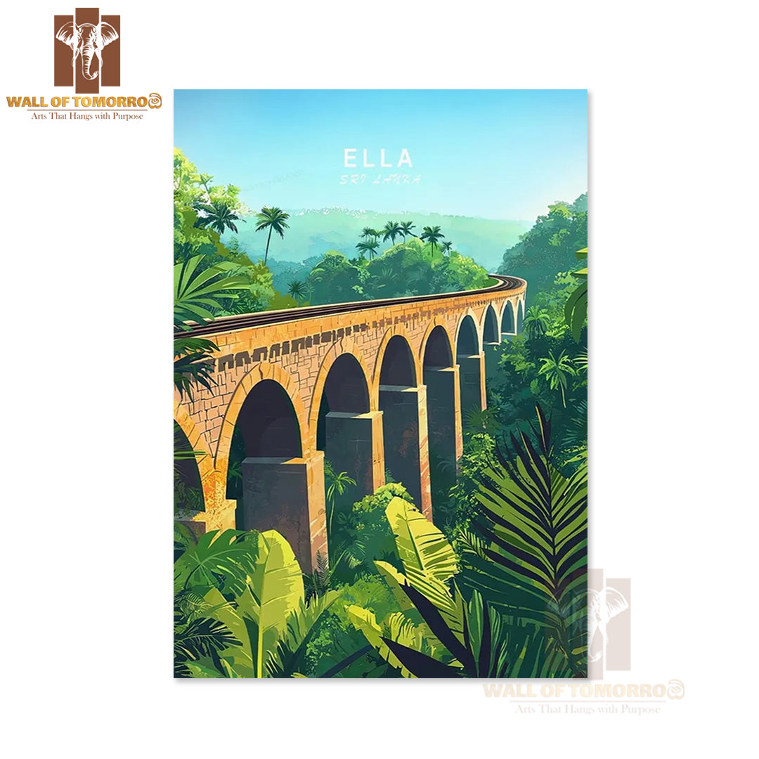 Sri Lanka Ella Travel High Quality Unframed Poster Print & Waterproof Poster Print Wall Décor