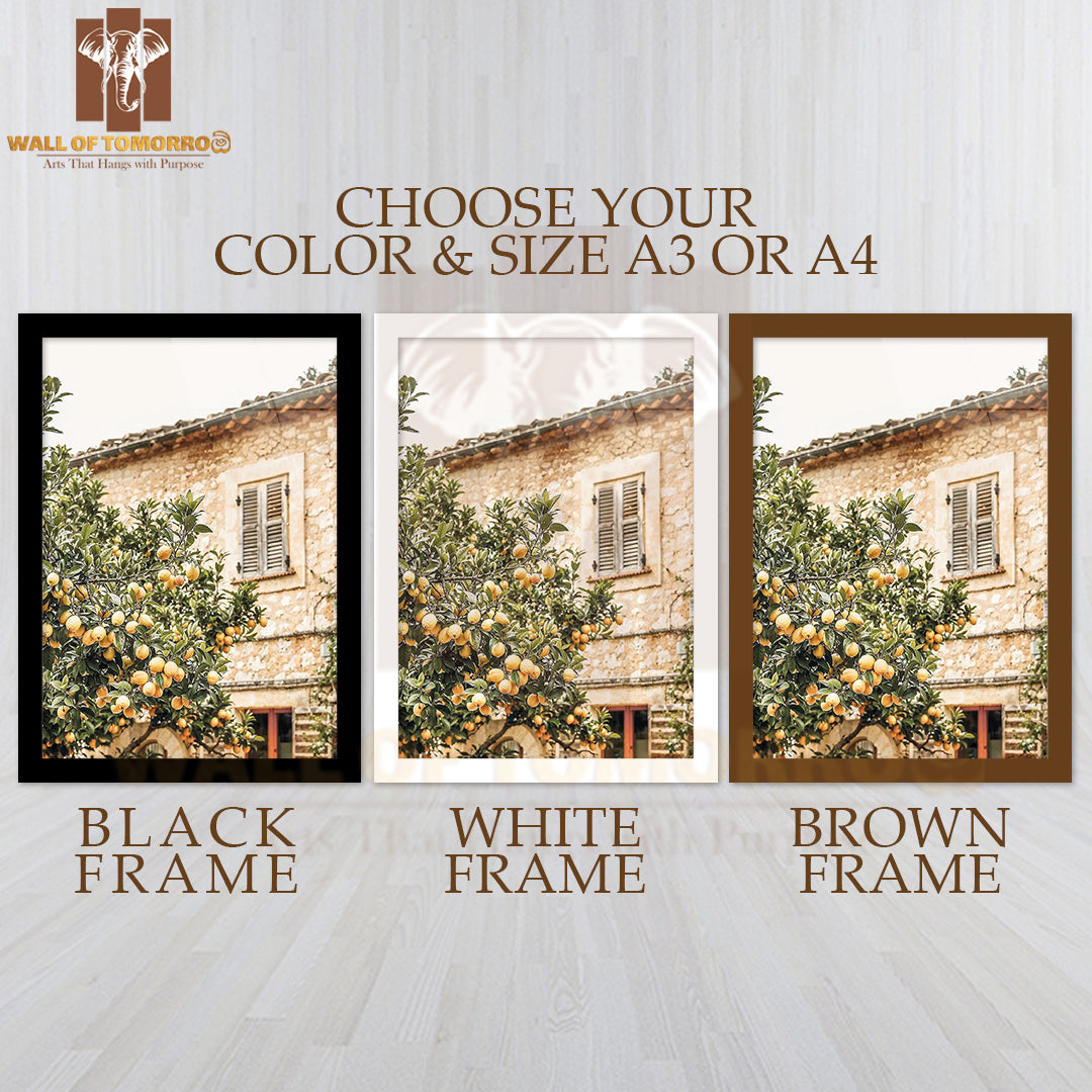 Lemon Grove Serenade High Quality Glass Frame Wall Décor